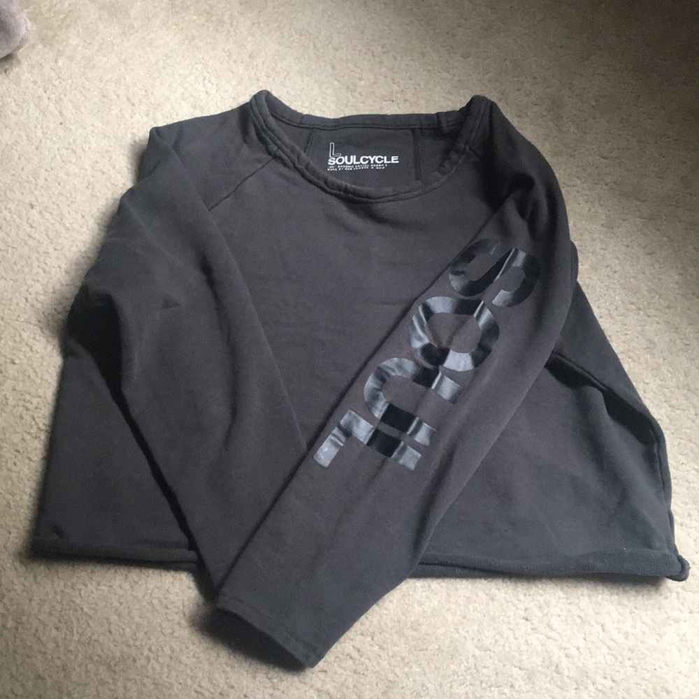 Cropped SoulCycle sweatshirt, L